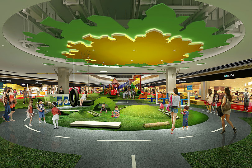 贵港步步高购物中心之儿童游乐区设计效果图