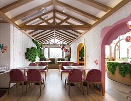 Hello Kitty Secret Path餐厅之拱门设计效果图