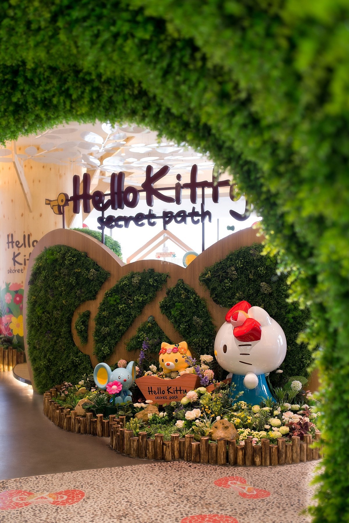 Hello Kitty Secret Path餐厅之店招设计效果图