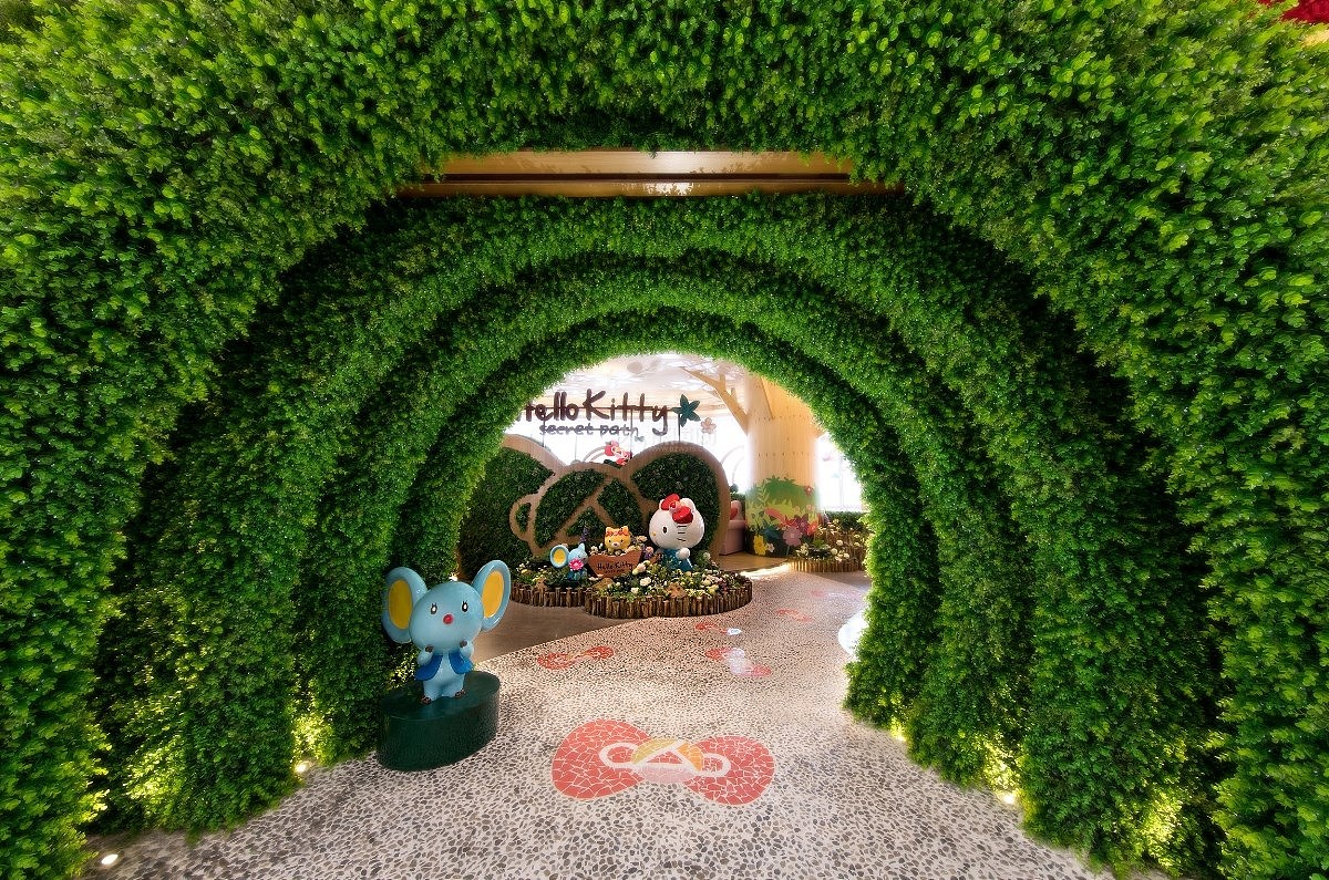 Hello Kitty Secret Path餐厅之进门处装饰效果图