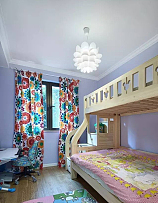 75平宜家两居室之儿童房高低床效果图