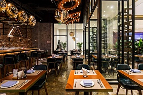初心实景西餐厅之创意灯饰效果图