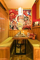 乔巴桑日料餐厅之座位隔断效果图