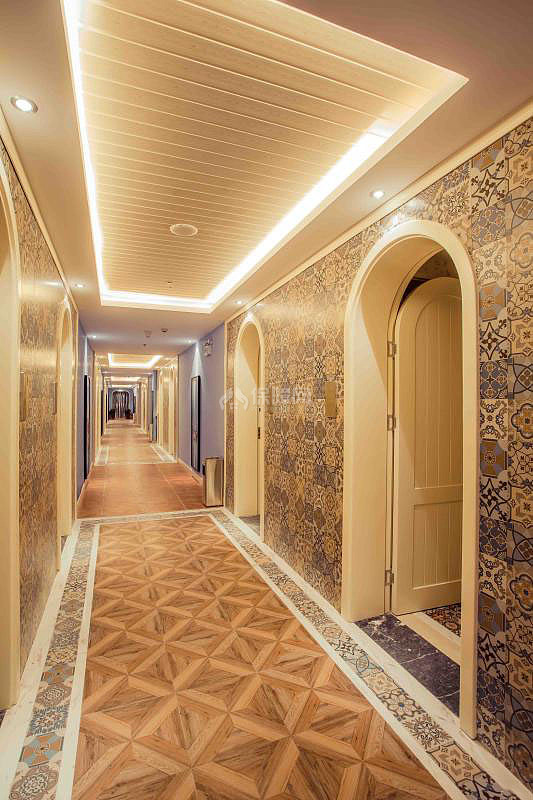 济宁精品酒店之房间走廊装修设计效果图