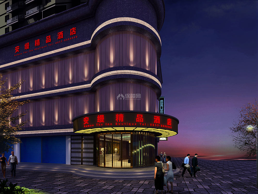 安縵精品酒店之外觀設計效果圖
