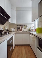 澜泊湾130平米现代风格之厨房装修效果图