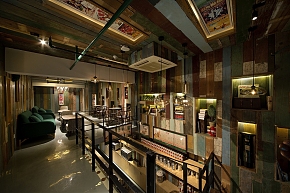 廣坊圆茶餐厅之展示区设计效果图