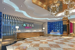 蓝水晶量贩式KTV之前台设计效果展示