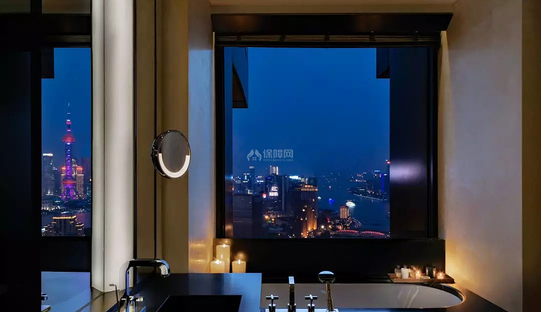 上海宝格丽酒店之套间内卫浴设计效果图