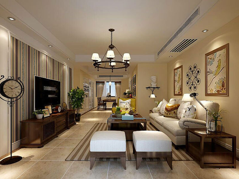 万科森林公园105m2简约风格效果