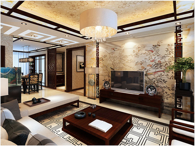 海顿公馆120m2新中式风格效果