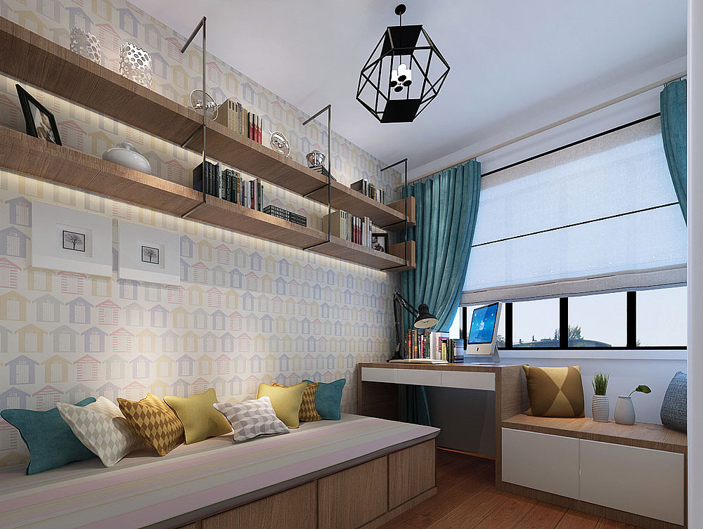 鼎元公馆89m2北欧风格效果