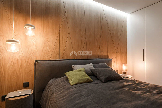 67平超现代感小公寓之卧室设计效果图