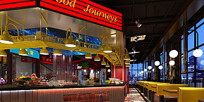 god journeys火鍋店工裝效果圖案例賞析