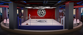 神木运动健身中心之拳击区装修效果图