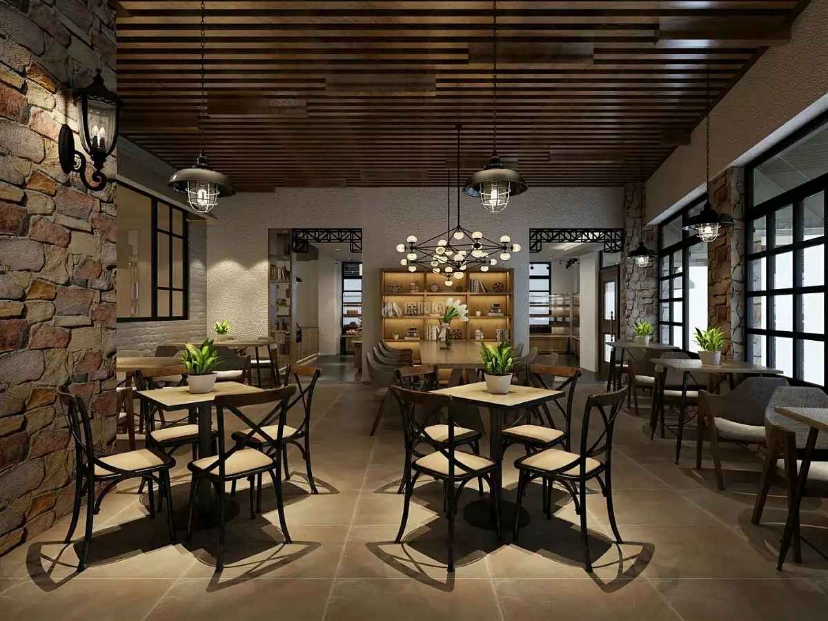 江北區(qū)青麥面包店之就餐體驗(yàn)區(qū)設(shè)計(jì)設(shè)計(jì)效果圖