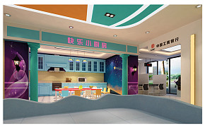 瑞城幼兒園之餐廚區(qū)裝修效果圖