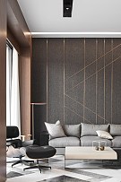 7KK DESIGN辦公室之客廳沙發(fā)一角效果圖