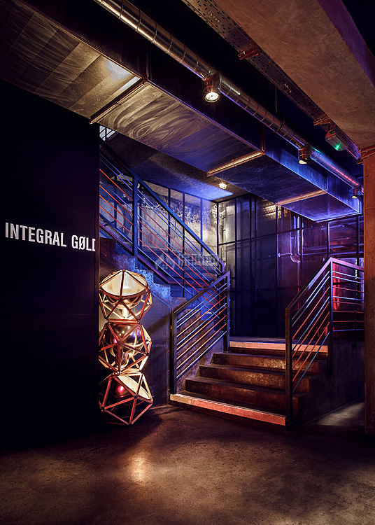 Kolor酒吧餐厅之地下层入口设计效果图