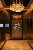 新田美爵度假酒店之电梯间设计效果图