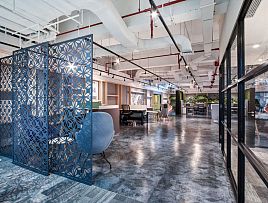 Technigroup办公室之办公区地面装修效果图