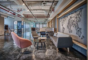 Technigroup办公室之招待区布置效果图