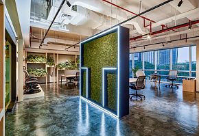 Technigroup办公室之隔墙设计效果图