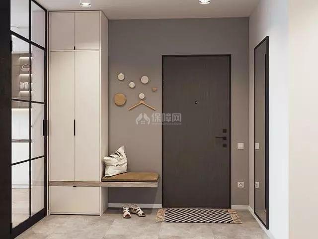67㎡簡約北歐風(fēng)玄關(guān)裝修效果圖