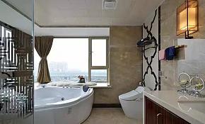 200㎡新中式浴室装修效果图