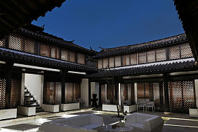 丽江假日酒店天井装修设计效果图