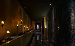 金足灣養(yǎng)生館走廊裝修設(shè)計(jì)效果圖