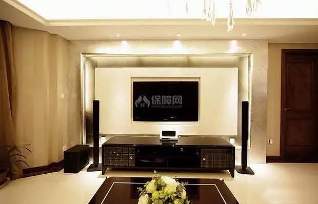 90平古典歐式電視背景墻設計效果圖