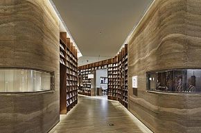 前檐書店過道裝潢設計效果圖