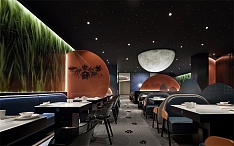 小肥羊火鍋店用餐區(qū)裝潢效果圖