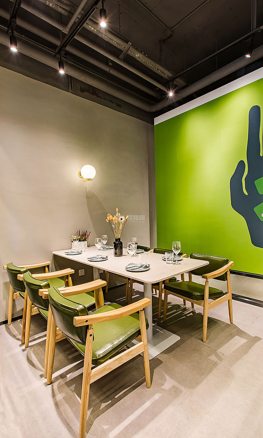 二十二象餐廳用餐處照明設計效果圖