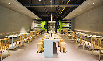 二十二象餐廳用餐處整體裝潢效果圖