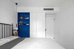 47平米北欧风卧室收纳柜设计