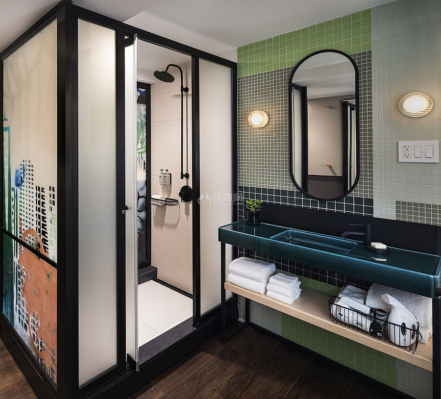 MoxyEastVillage酒店客房卫浴设计