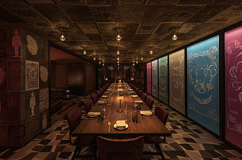 MoxyEastVillage酒店教堂餐廳設(shè)計(jì)效果圖