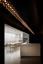 ninehours膠囊旅館餐廳裝修效果圖
