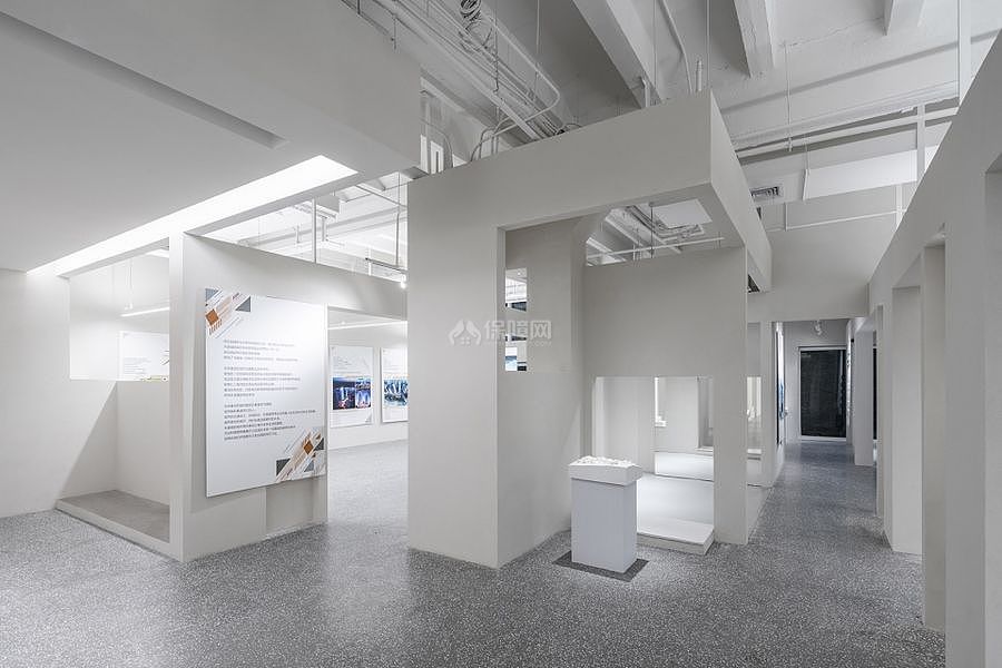華山路ORIA辦公室之展廊模式下空間構(gòu)造效果圖