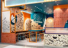 NoodleTime拉面店之座位布置效果图