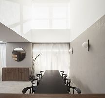 RDA餐廳之天窗下用餐空間整體裝潢效果圖