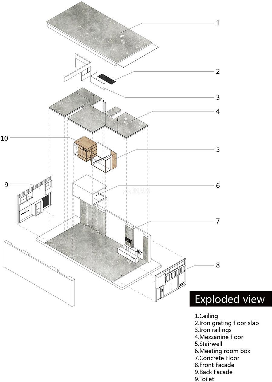 邊界實(shí)驗(yàn)工作室之建筑拆解圖