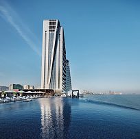 珠海仁恒洲際酒店之露天游泳池設(shè)計(jì)效果圖
