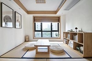135㎡现代三居之榻榻米设计效果图
