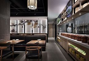 福廚中餐廳之整體空間裝修設(shè)計效果圖