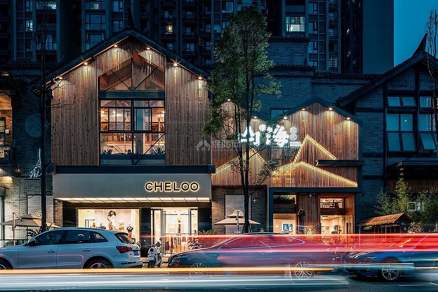 山海燒肉店之外觀裝修設(shè)計效果圖