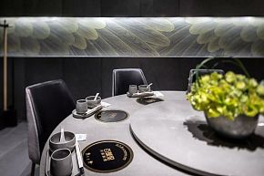 百鷺里火鍋料理店之餐具細節(jié)圖