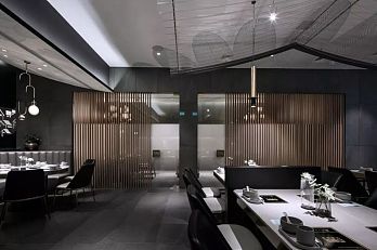 百鹭里火锅料理店之隔断设计效果图